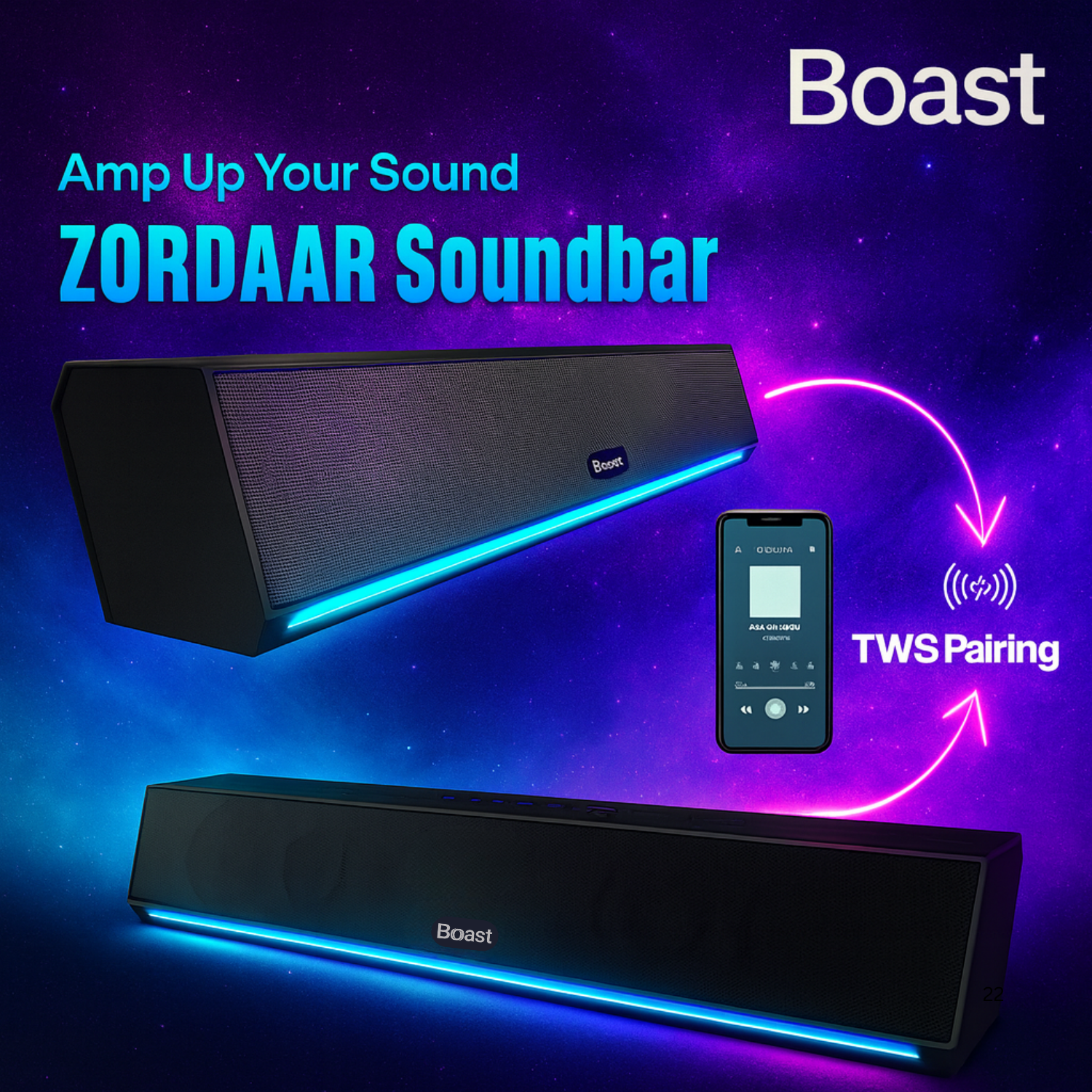 Boast Bluetooth Soundbar (XS 55j) - Image 6